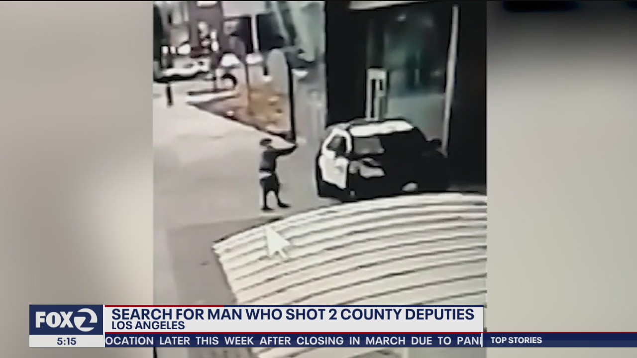 Search continues for gunman who shot California deputies