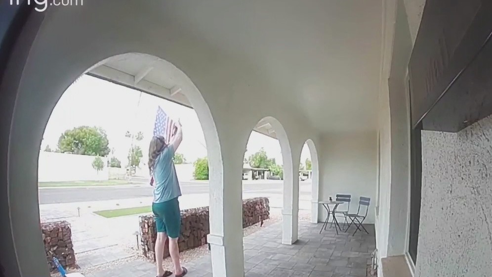 Flag stolen, nearly set on fire at home of Tempe veteran