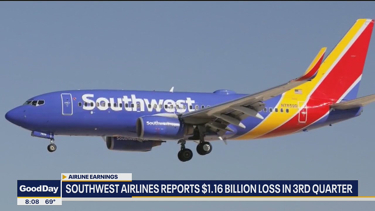 Southwest, American report big third quarter losses