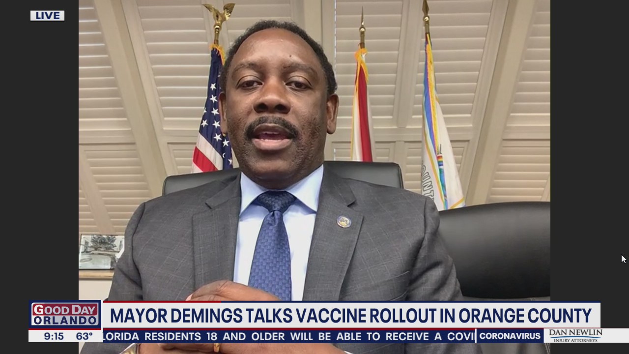 Orange County Mayor Jerry Demings discusses vaccine rollout
