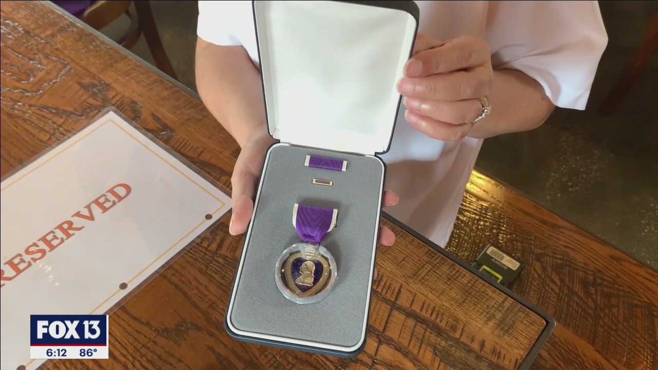 Family of Iwo Jima veteran receives his Purple Heart