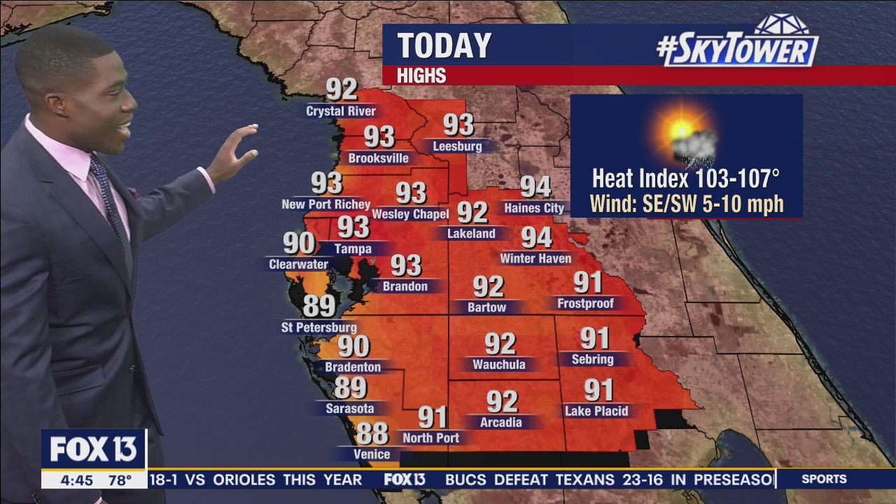 Monday morning weathercast