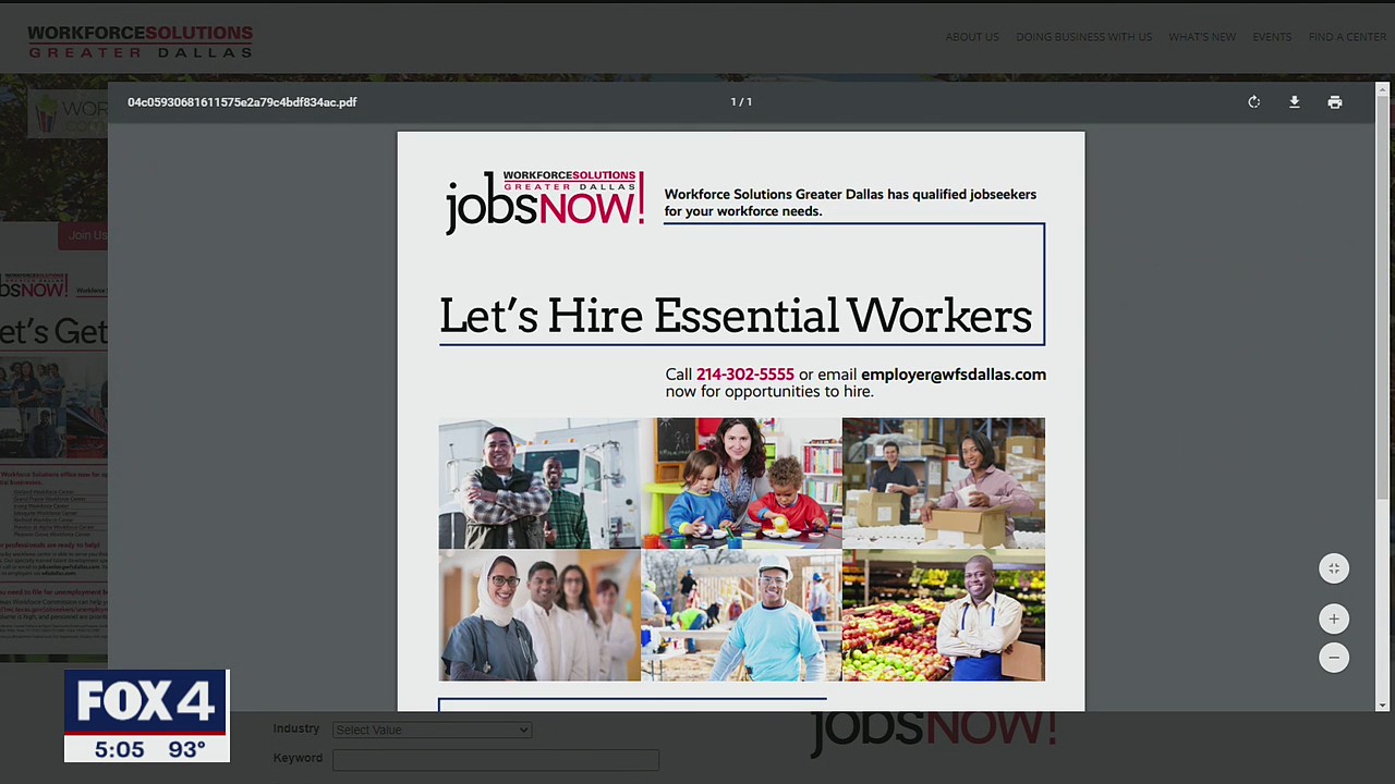 Texans receiving unemployment will now have to prove they are looking for work