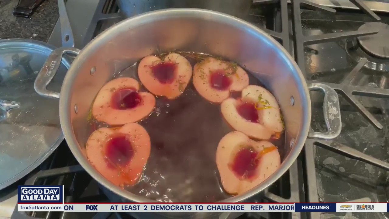 Marc Pollack shows how to make poached pears