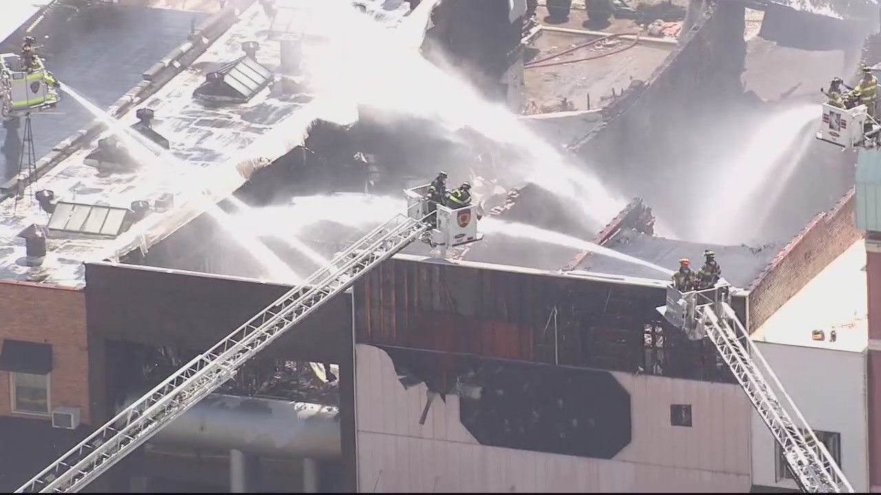 Parts of historic downtown Lapeer burned down in massive fire