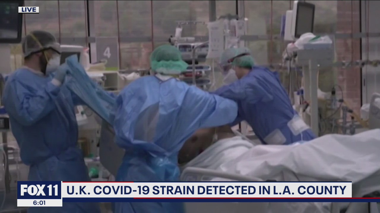 UK COVID-19 strain detected in LA County