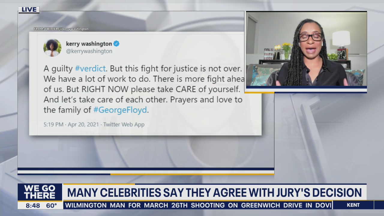 Many celebrities say they agree with jury's decision in the Chauvin verdict