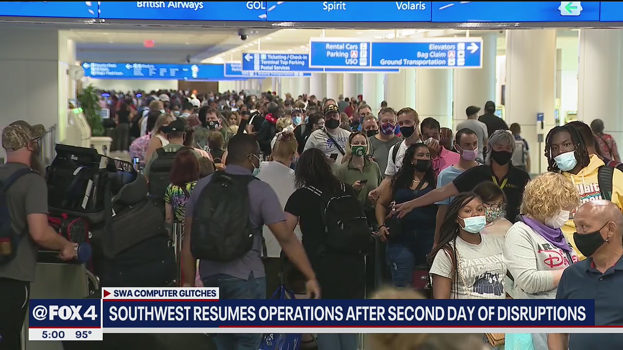 Technical issues delay Southwest Airlines flights for a second day