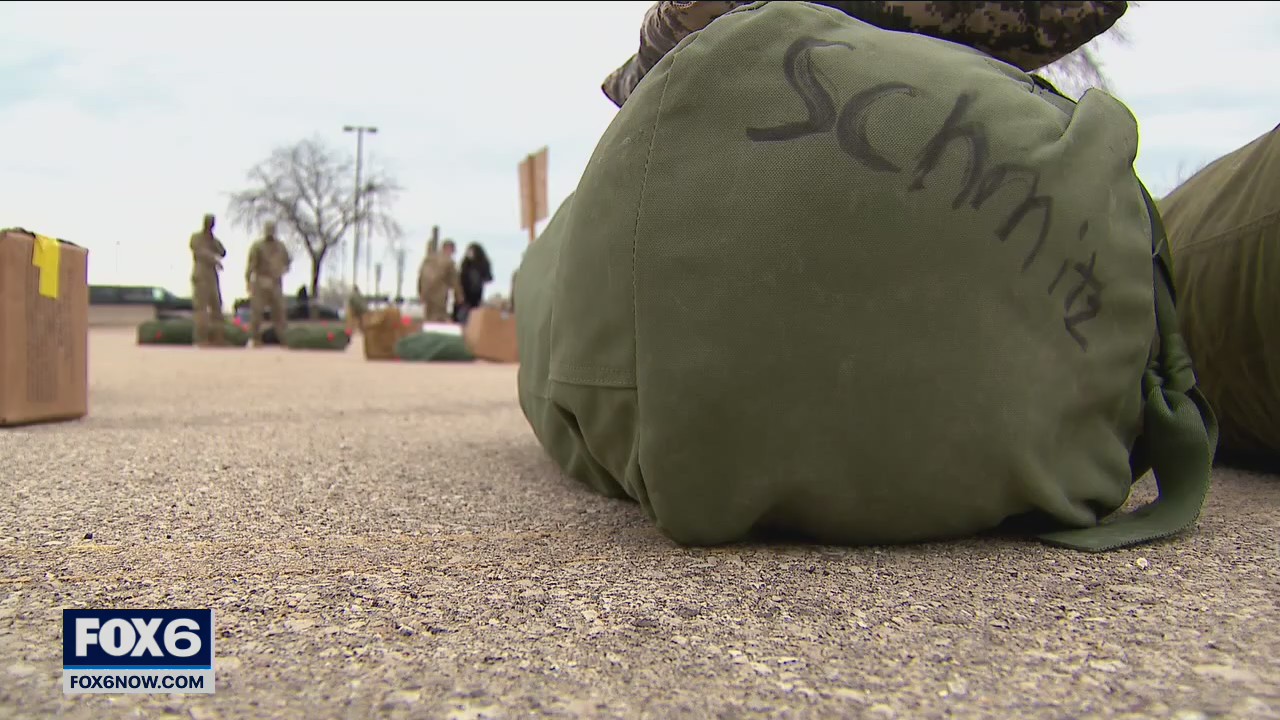 100+ WI Army Reserve soldiers get an emotional welcome home