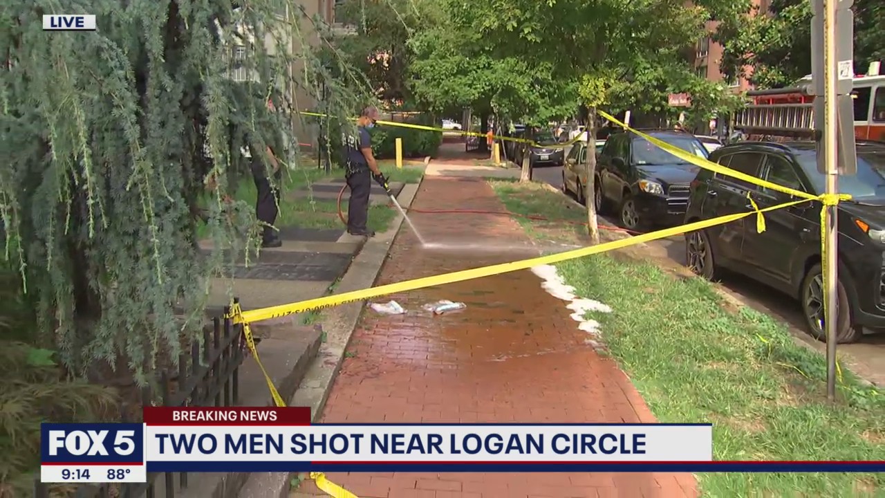 2 shot near Logan Circle; police issue lookout for vehicle
