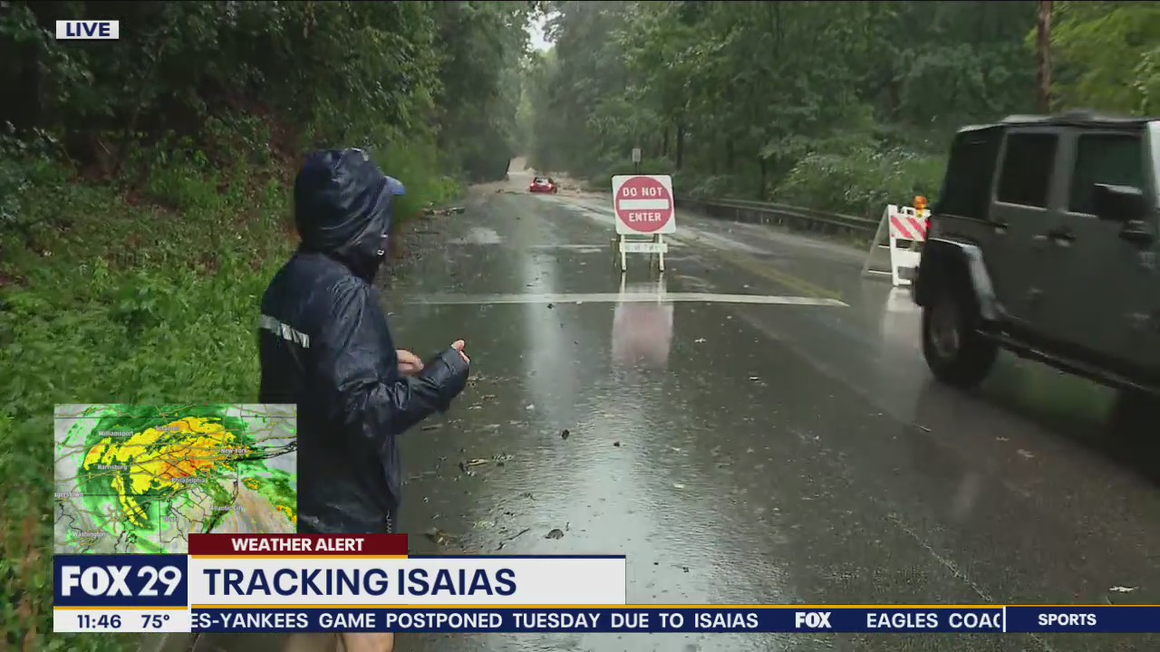 Widespread flooding reported as Isaias dumps rain across Delaware Valley