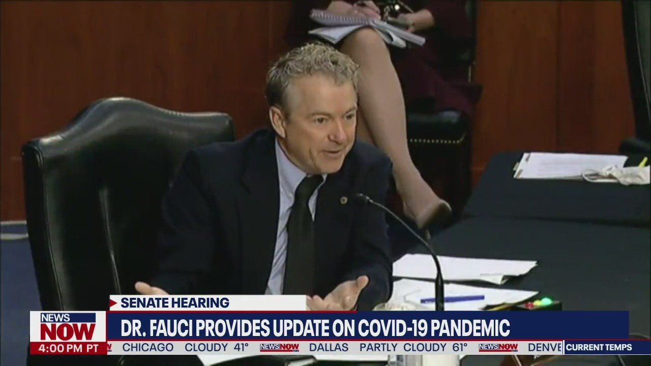 Sen. Rand Paul questions Dr. Fauci on vaccines and COVID-19