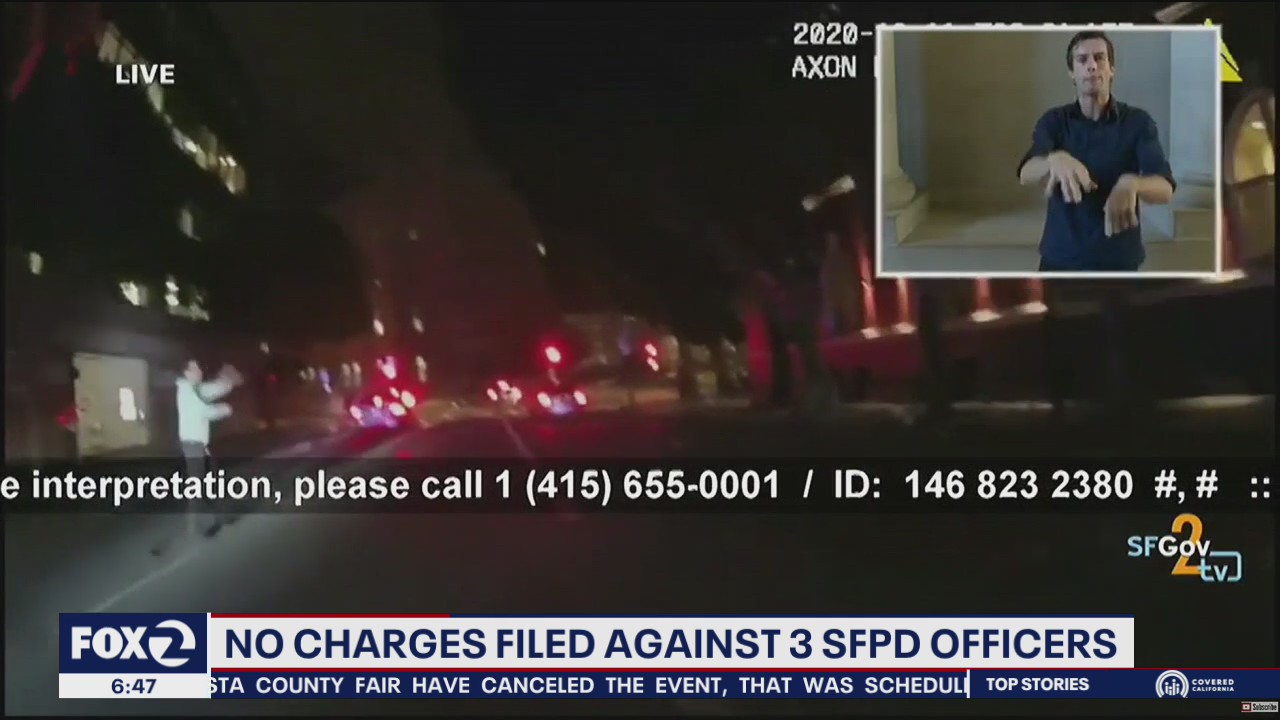 No charges for 3 SFPD officers