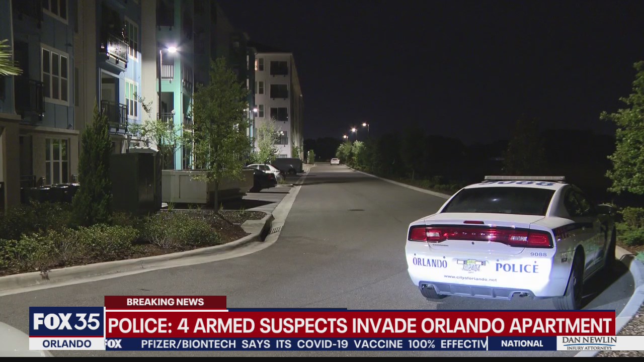 Police: 4 armed suspects invade Orlando apartment near Mall at Millenia
