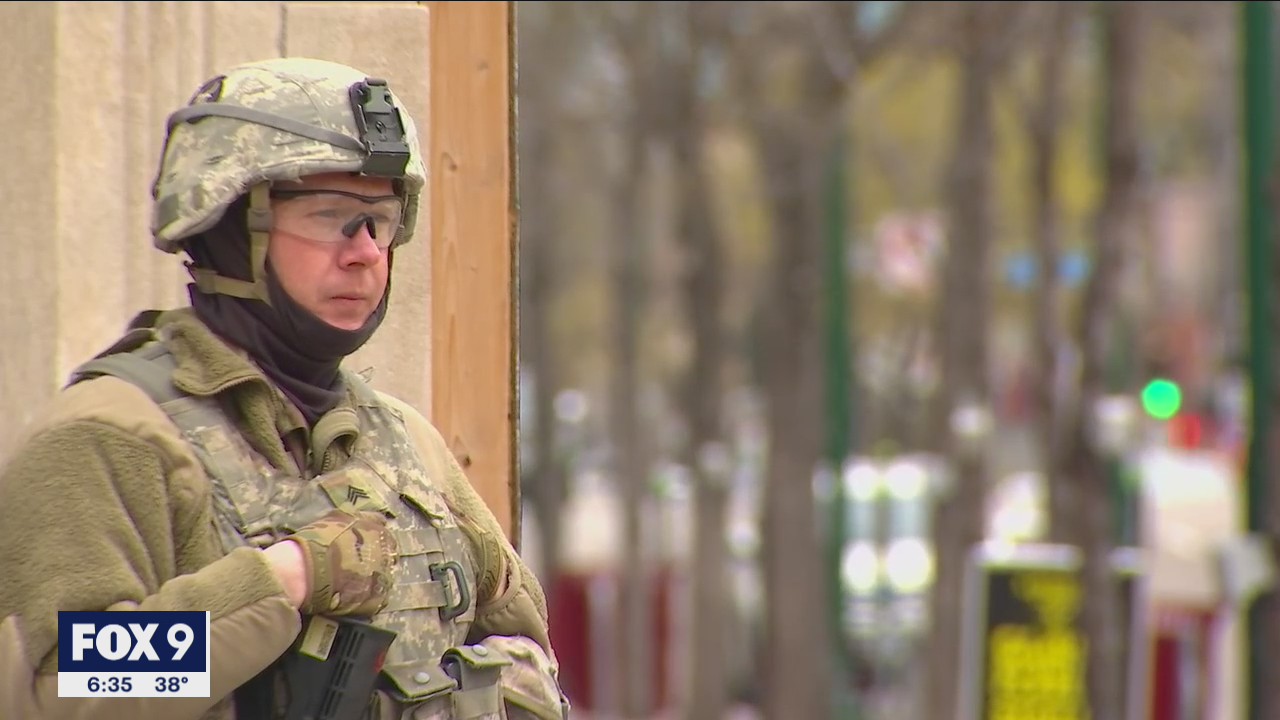 Mixed reactions to National Guard presence in Twin Cities during Chauvin Trial