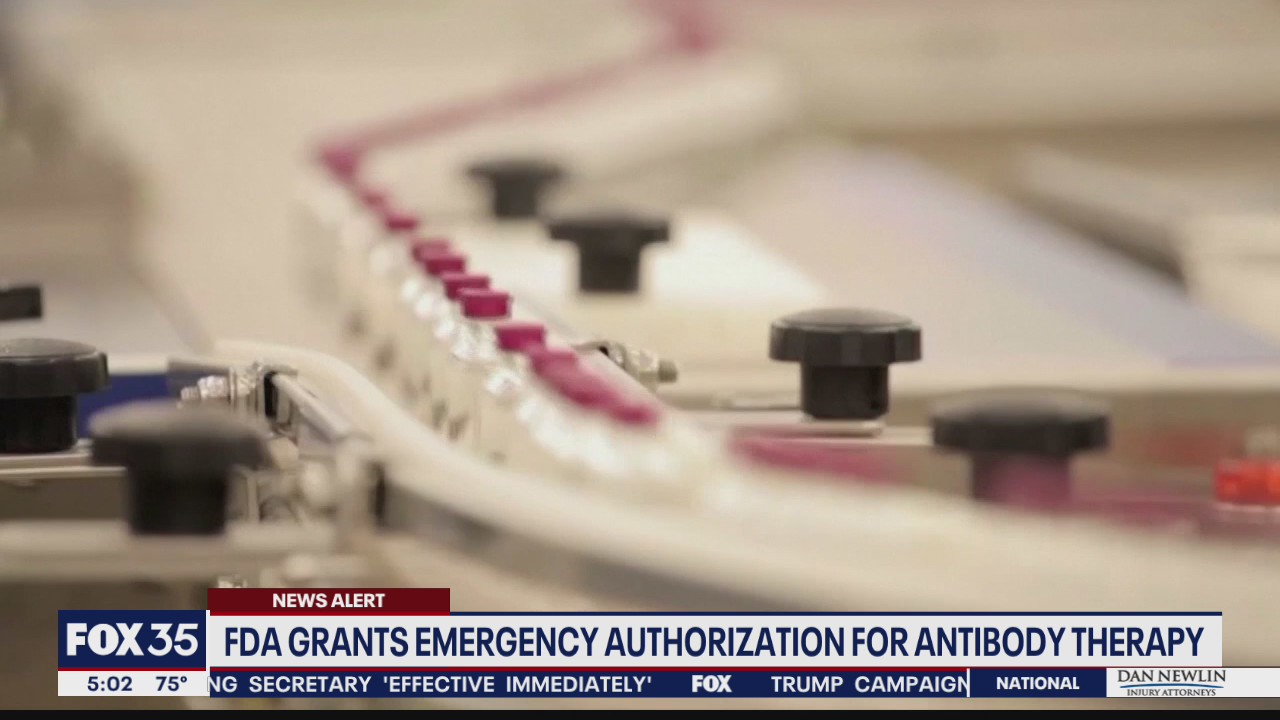 FDA grants emergency authorization for antibody therapy