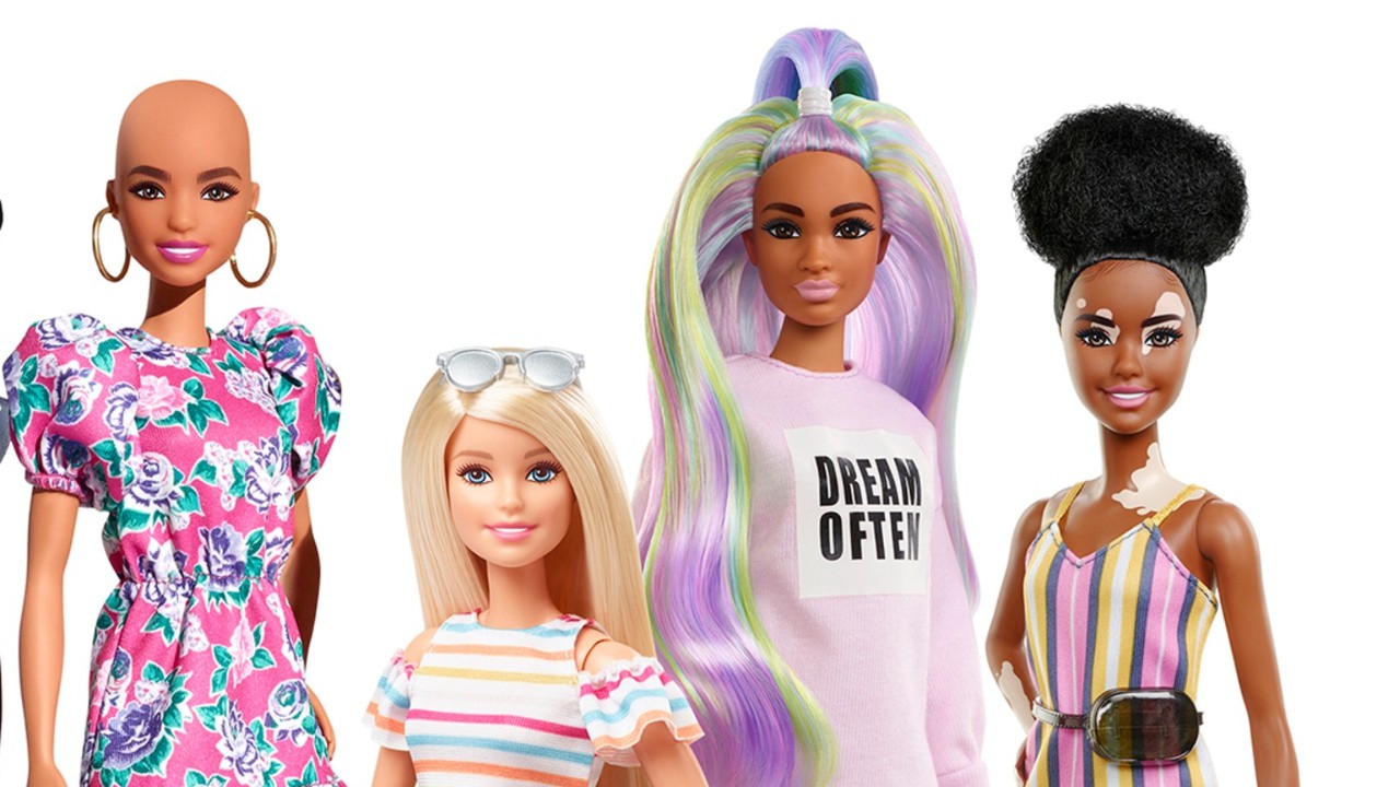 Barbie unveils new dolls with no hair, vitiligo