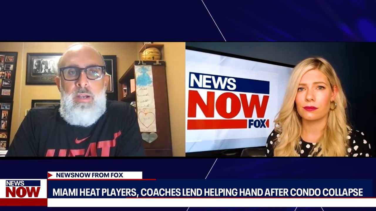 FULL INTERVIEW: Miami Heat players, coaches help out after condo collapse in Florida