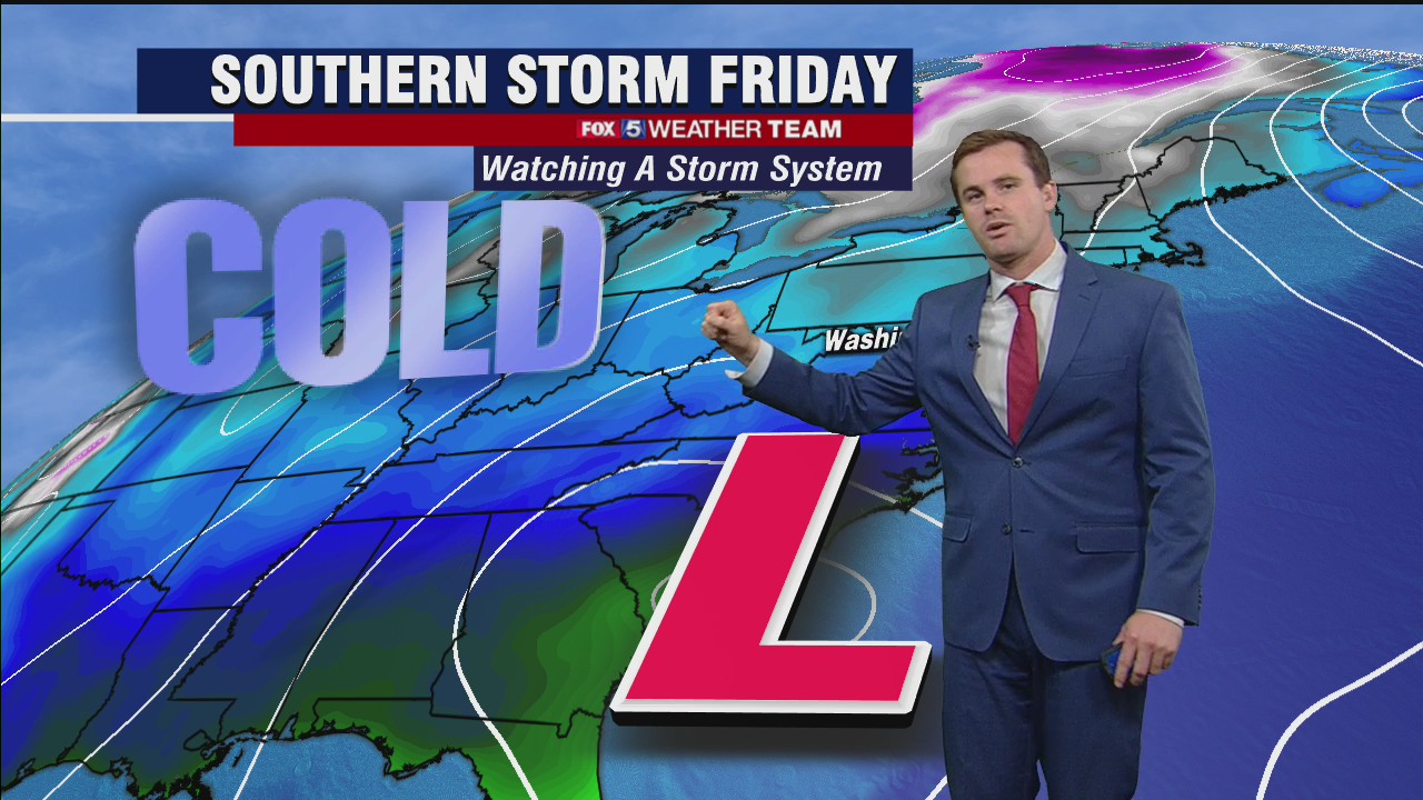 FOX 5 Weather afternoon forecast for Tuesday, January 5