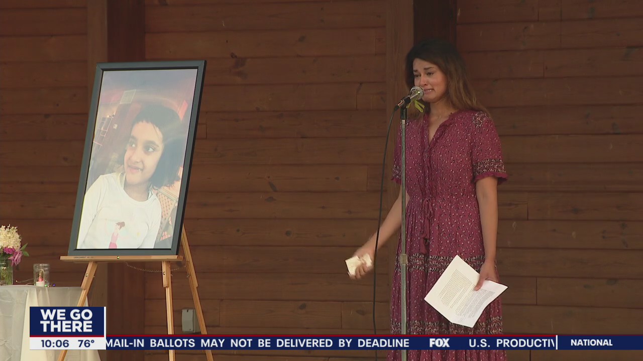 Vigil held for 5-year-old girl swept away during Tropical Storm Isaias