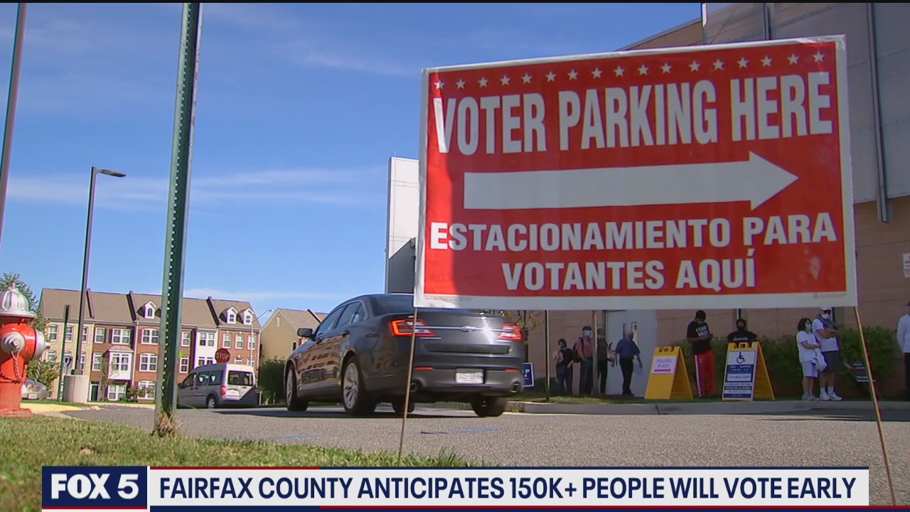 Fairfax County anticipates more than 150,000 people will vote early