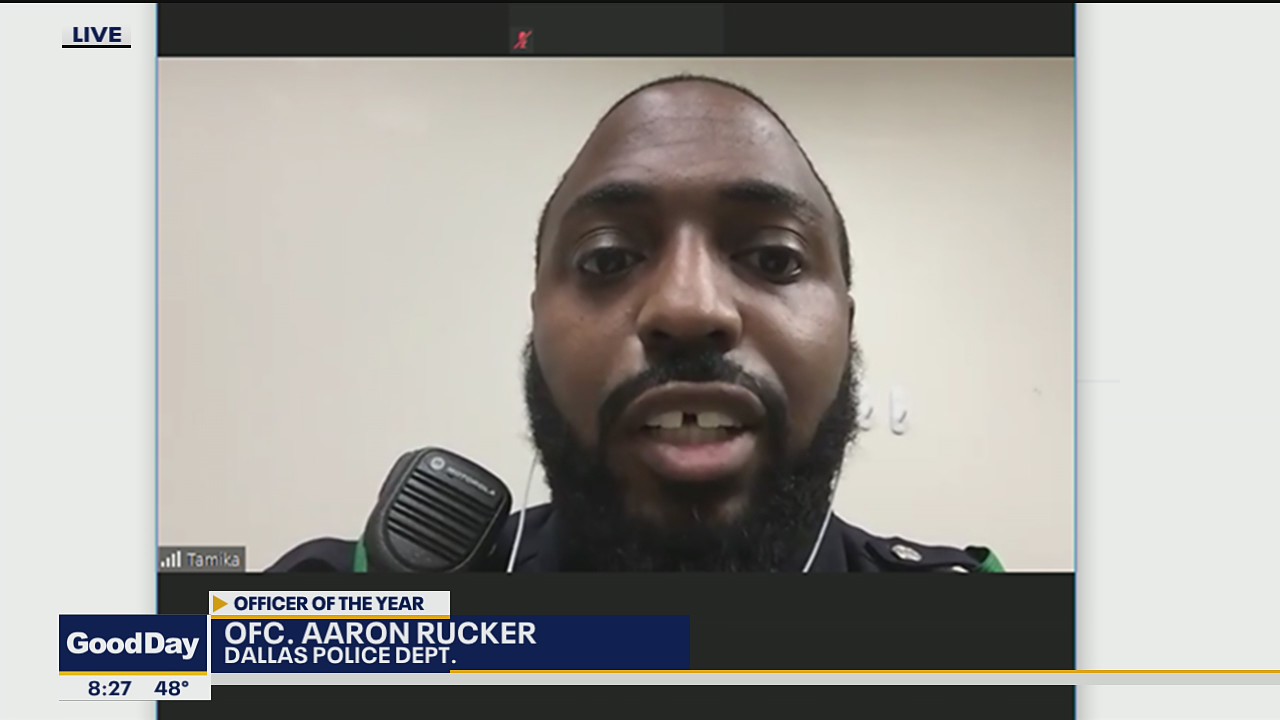 Officer Aaron Rucker named DPD's Officer of the Year