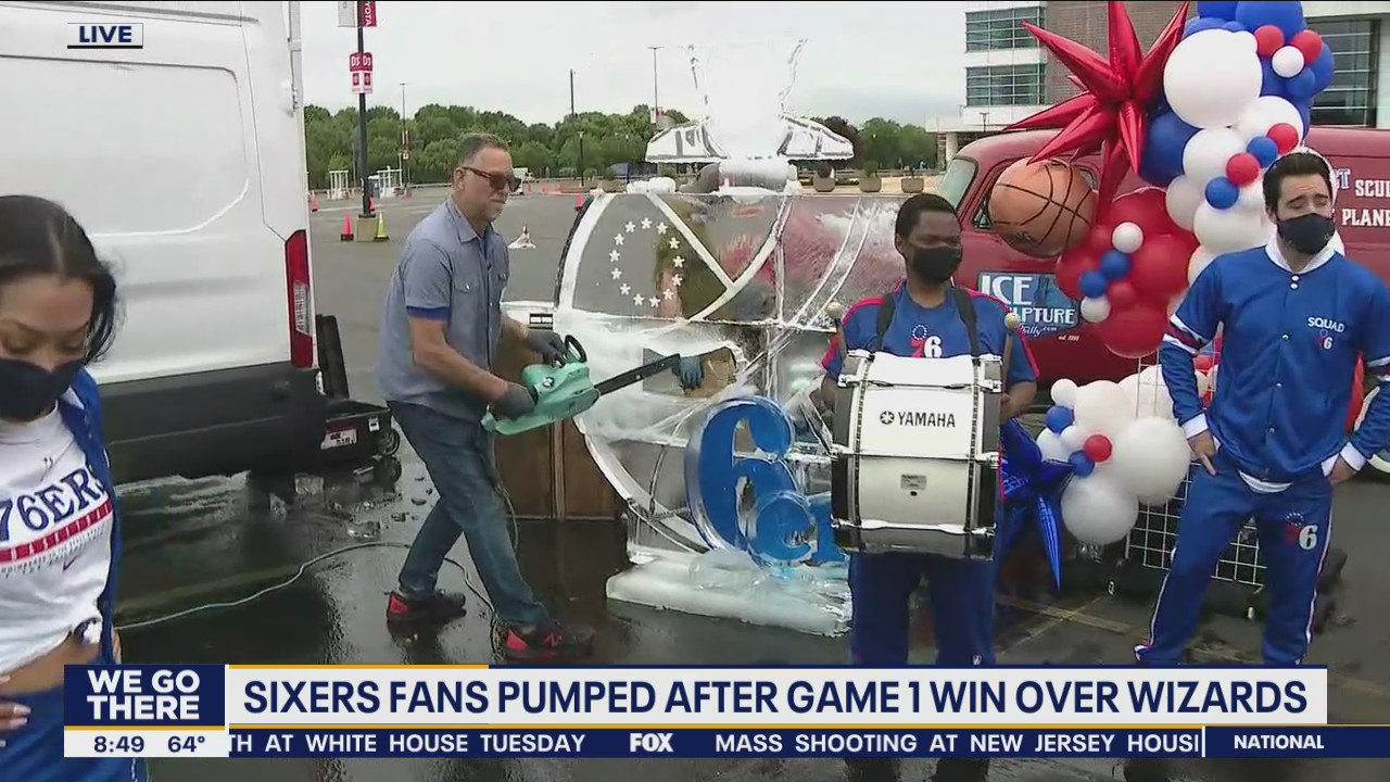 Sixers fans pumped after Game 1 win over Wizards