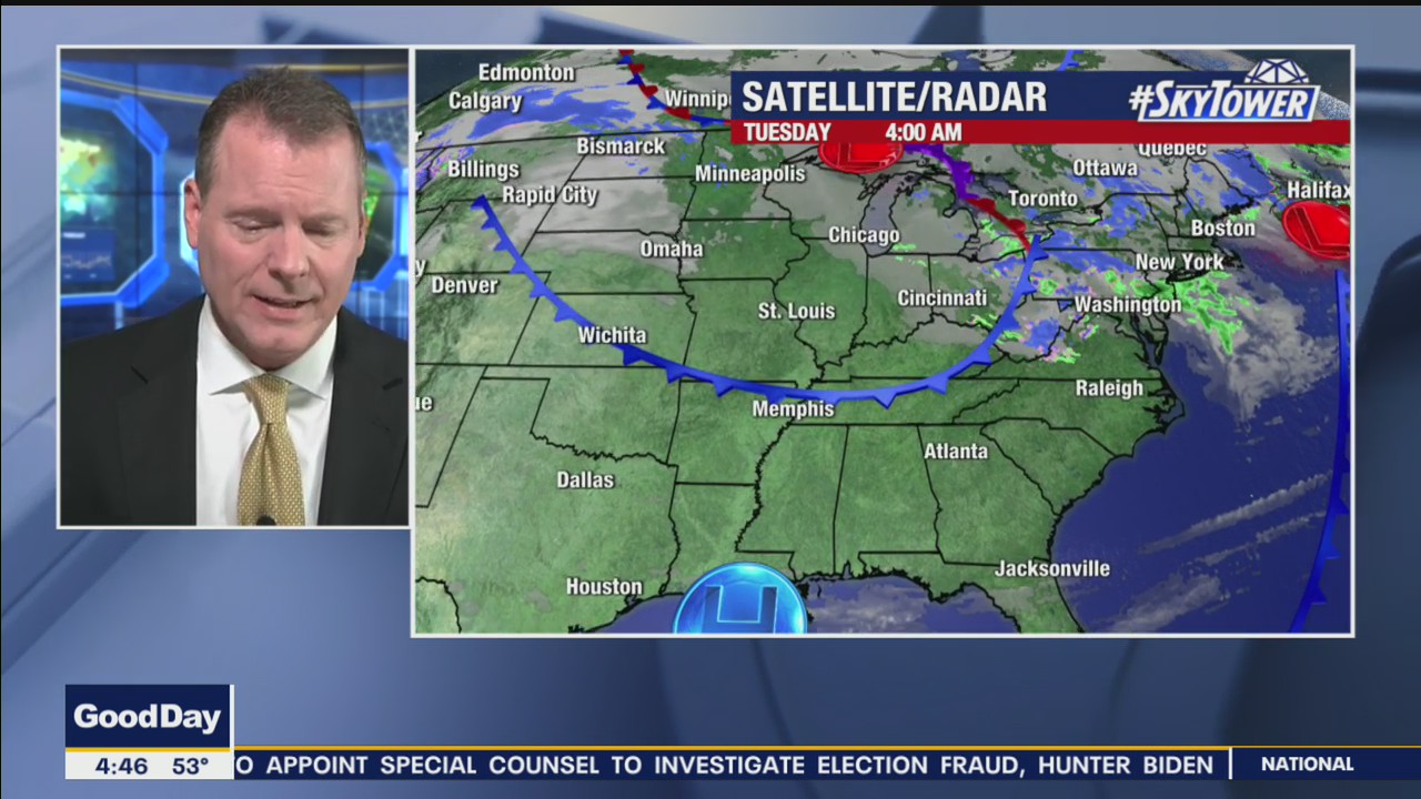 Tuesday morning forecast