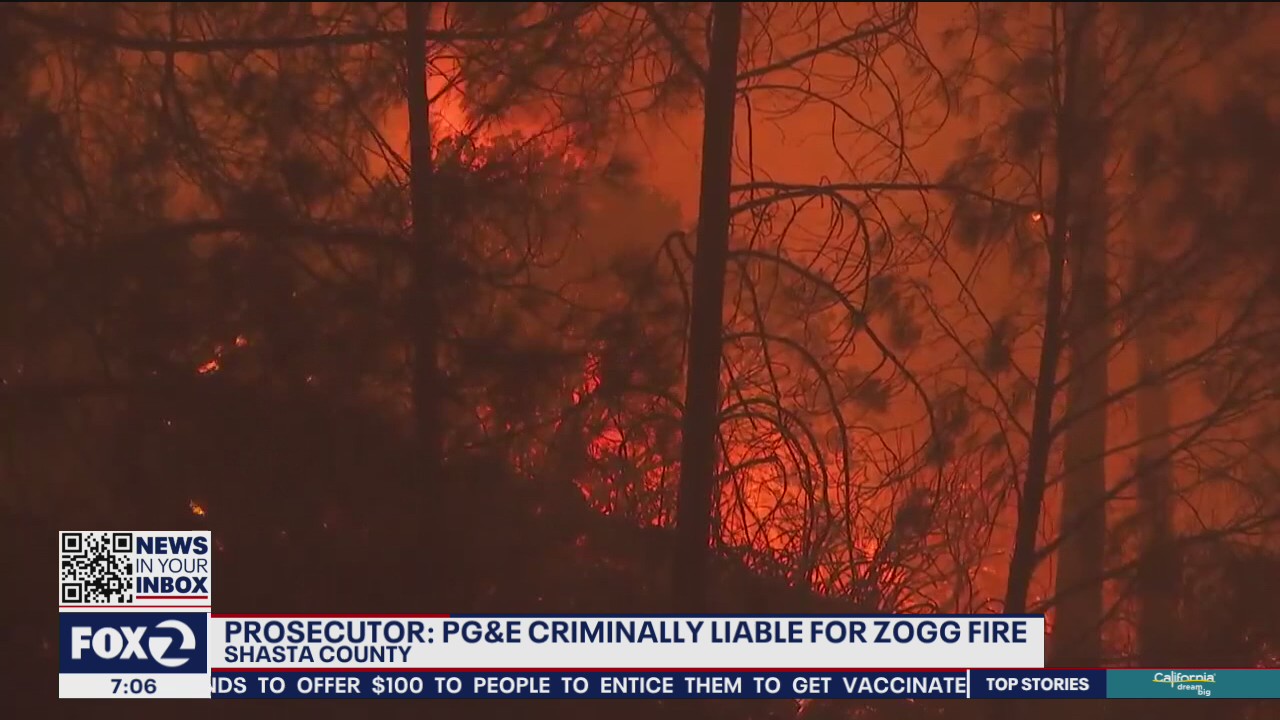 DA says utility company liable for Zogg Fire