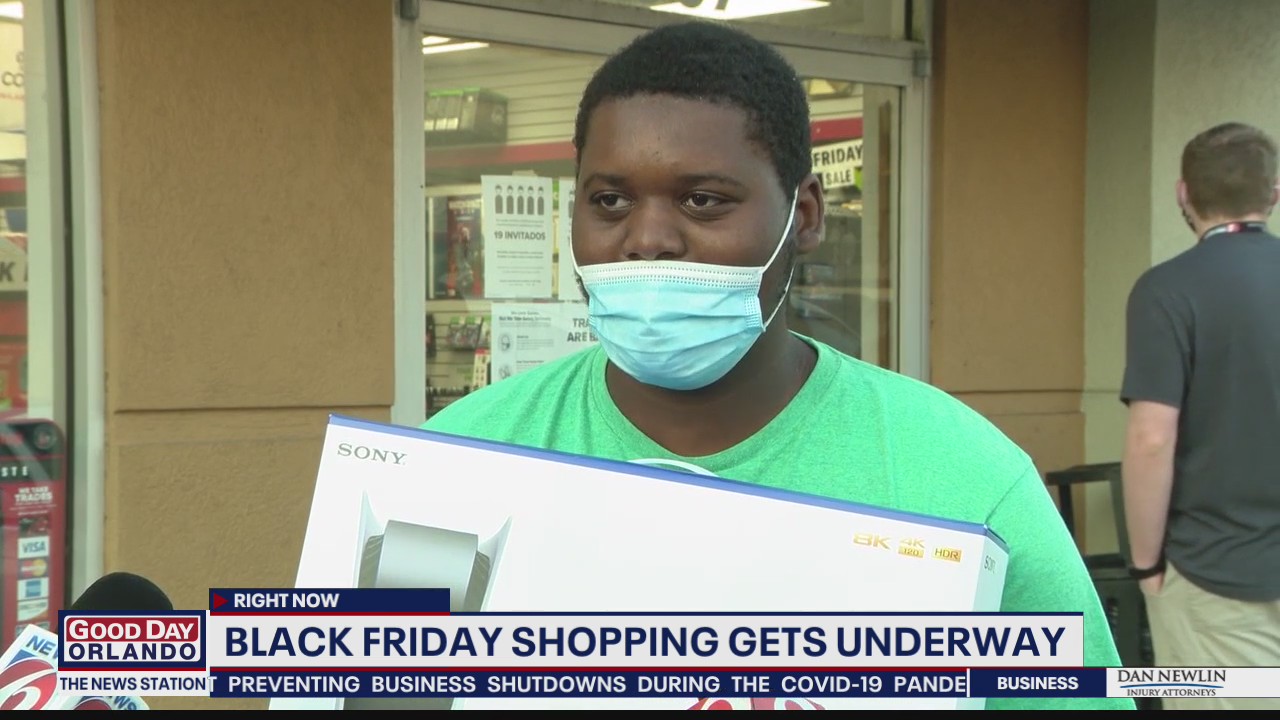 Shopper waiting outside Orlando GameStop since Wednesday scores PS5