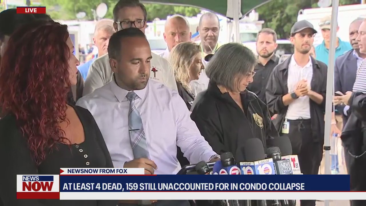 Florida authorities provide update on deadly condo collapse