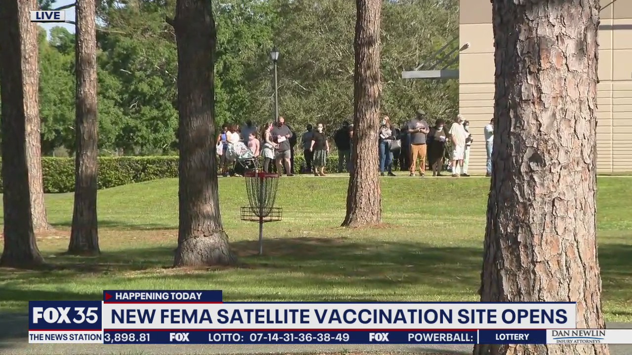 New FEMA vaccine site opens in Orlando