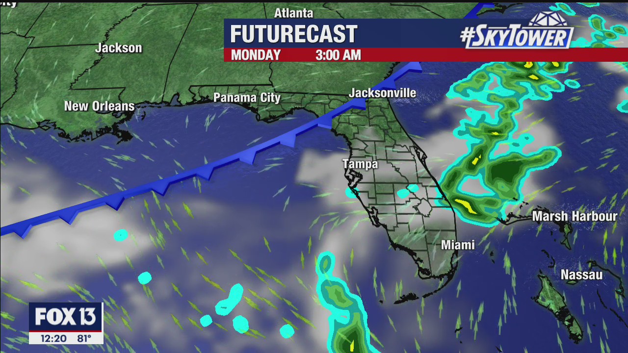 Friday afternoon forecast