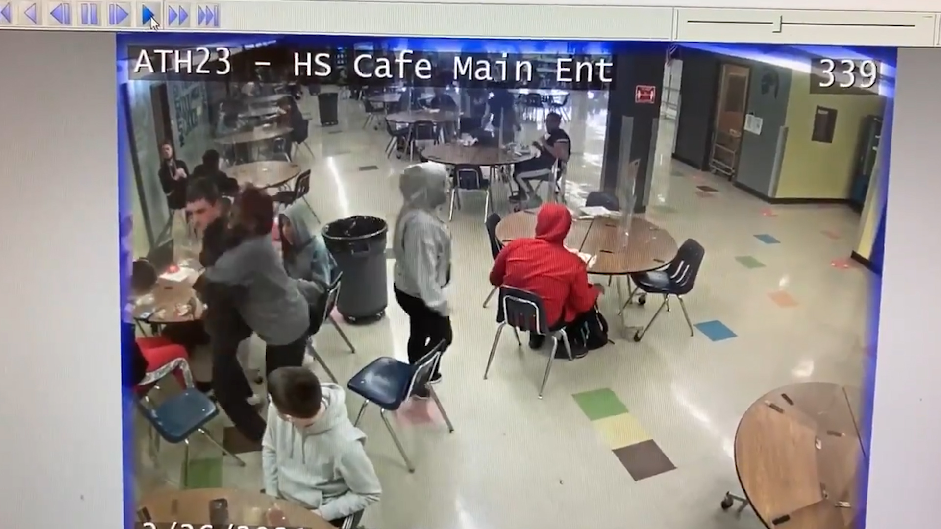 School security guard saves student