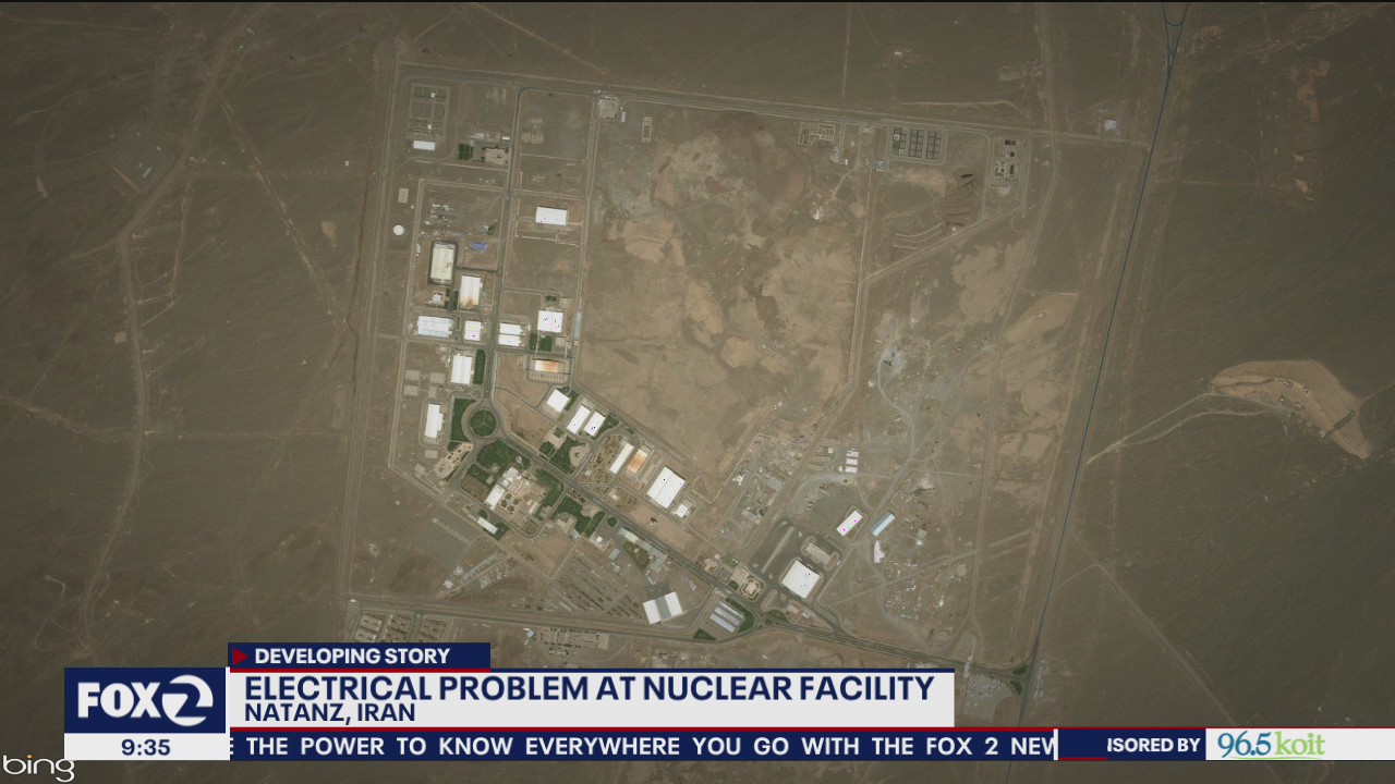 Electrical issue at Iranian nuclear facility