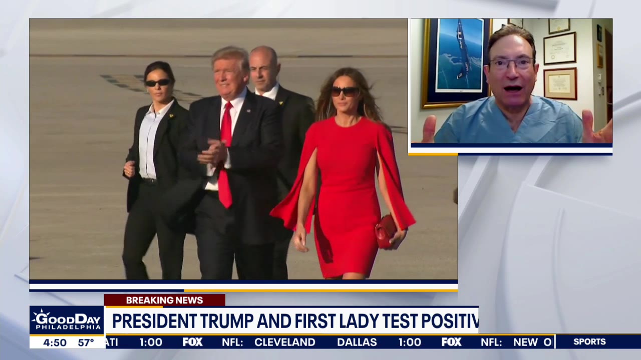 Dr. Mike reacts to President Trump, First Lady testing positive for COVID-19