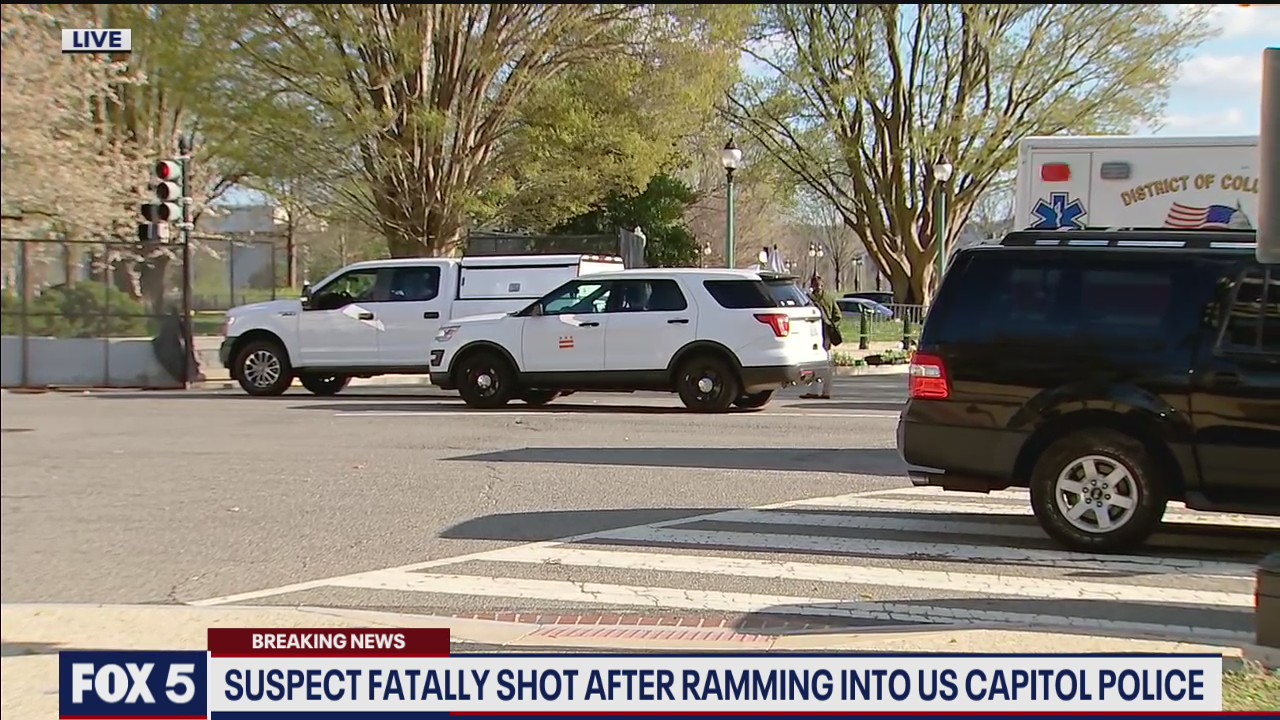 Capitol police officer dead after driver rammed into barricade