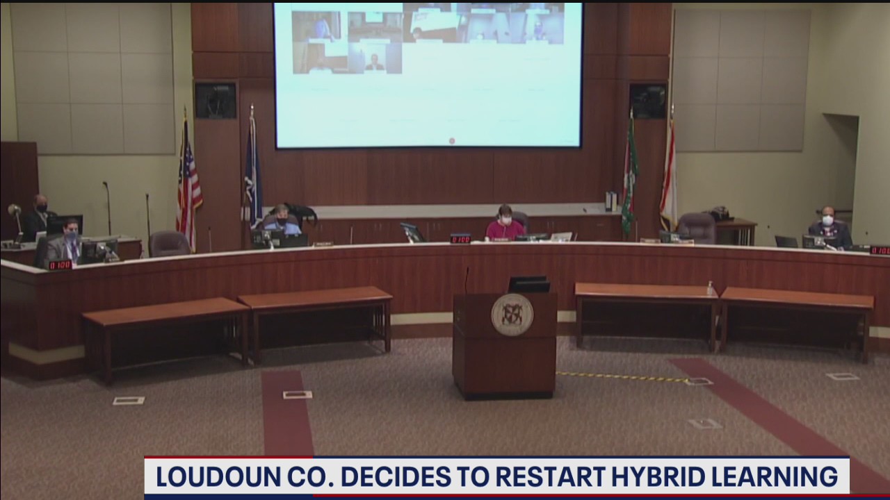 Loudoun County Schools decide to restart hybrid learning