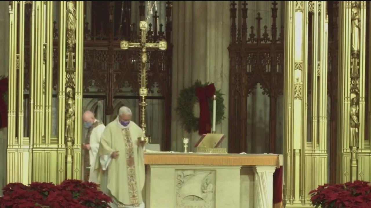 Scaled back mass services at St. Patrick's Cathedral