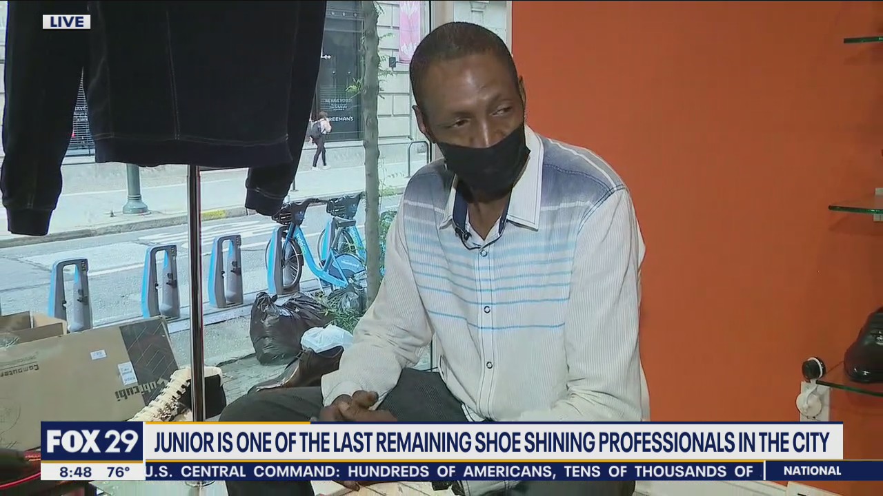 The lost art of shoe shining