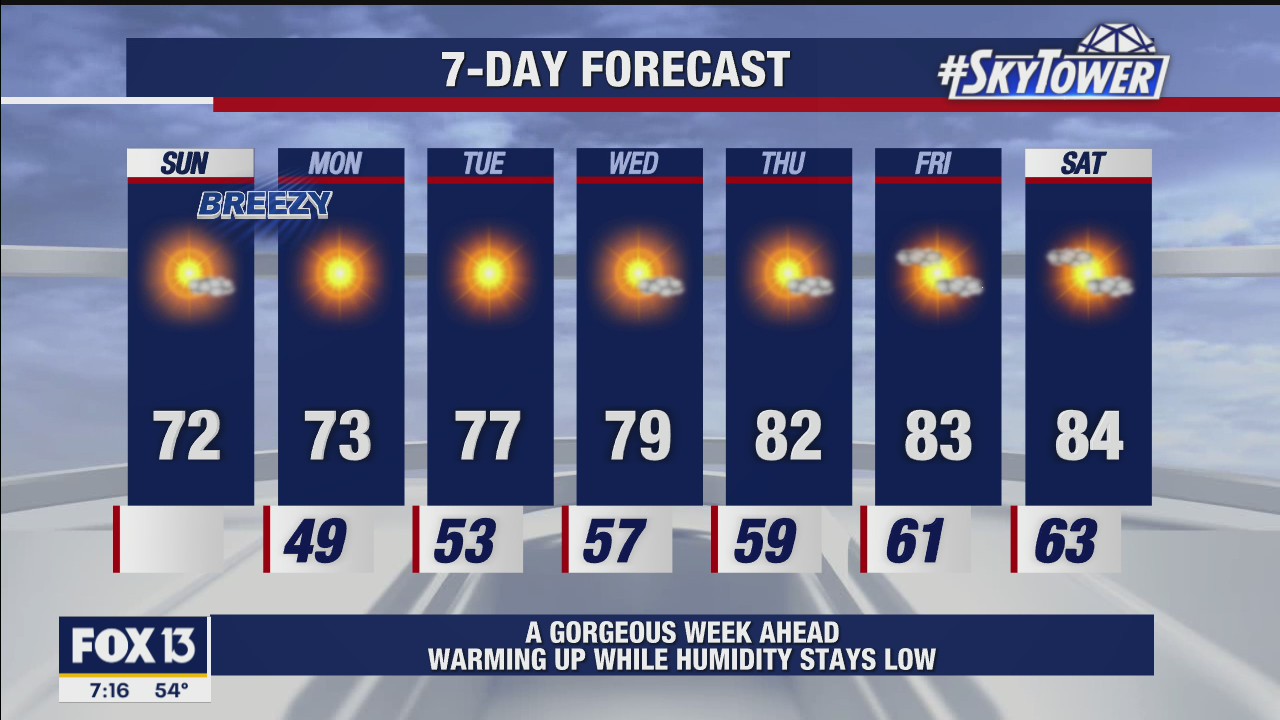 Sunday morning forecast