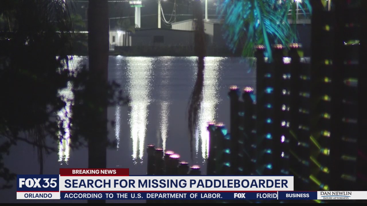 Crews searching for missing paddle boarder in Orlando lake