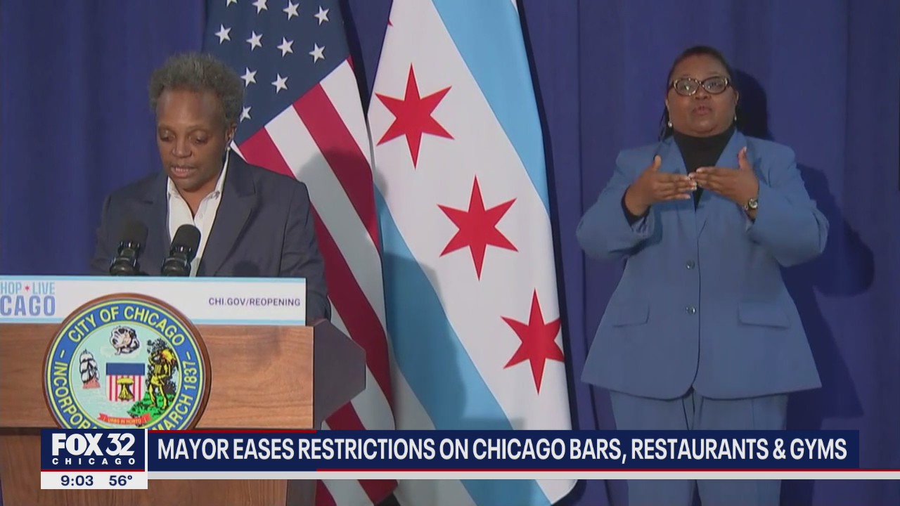 Indoor service to return to Chicago bars; expanded restaurant capacity begins Oct. 1st
