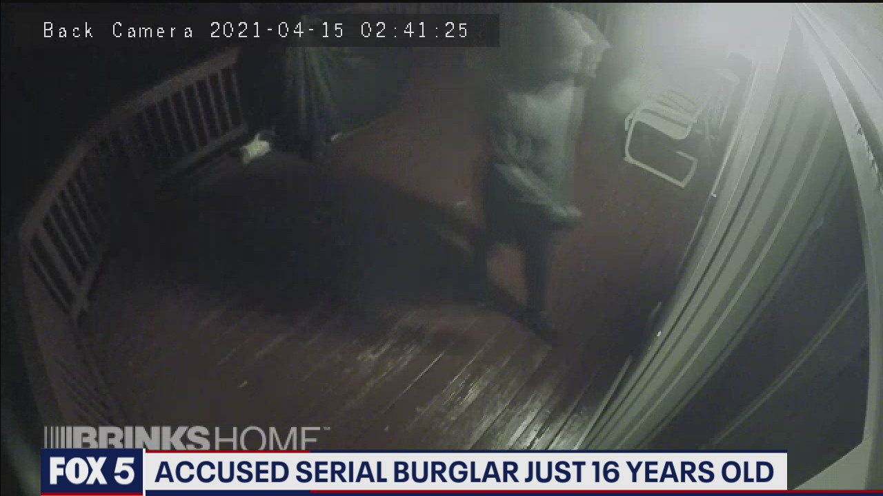 Suspected serial burglar caught on camera