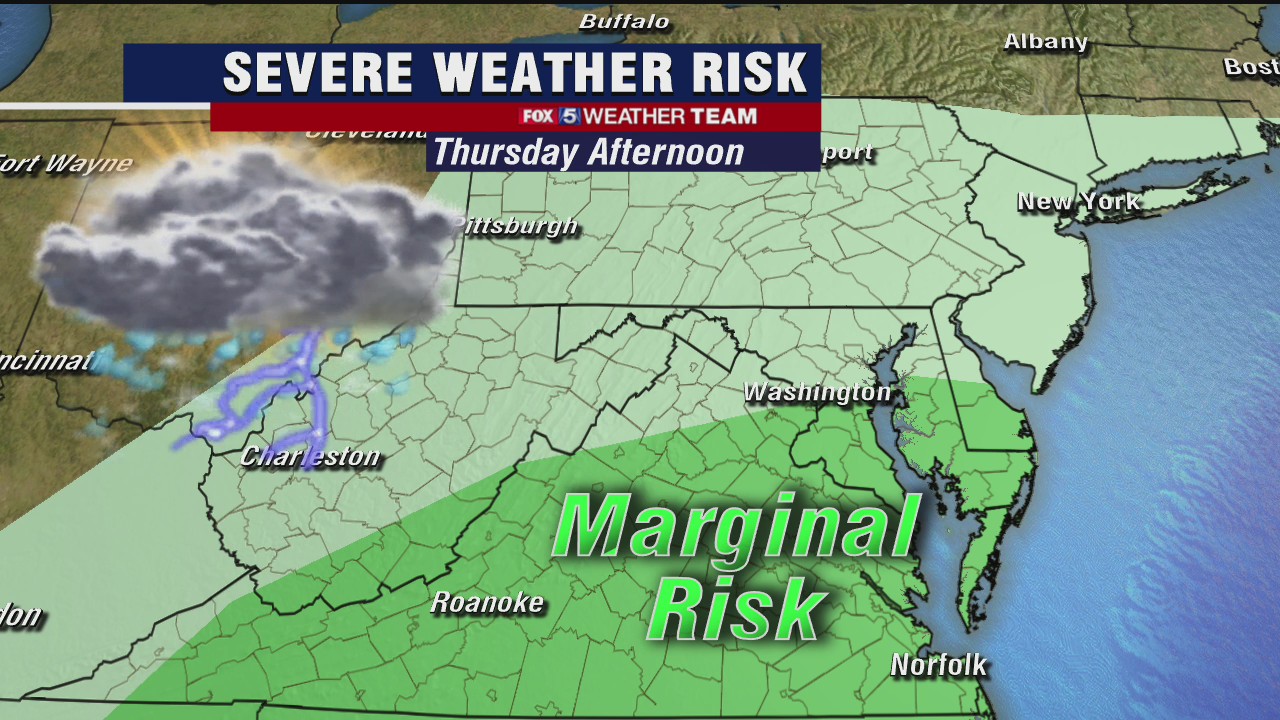 Storms return Thursday; Flash Flood Watch in place for much of DC region