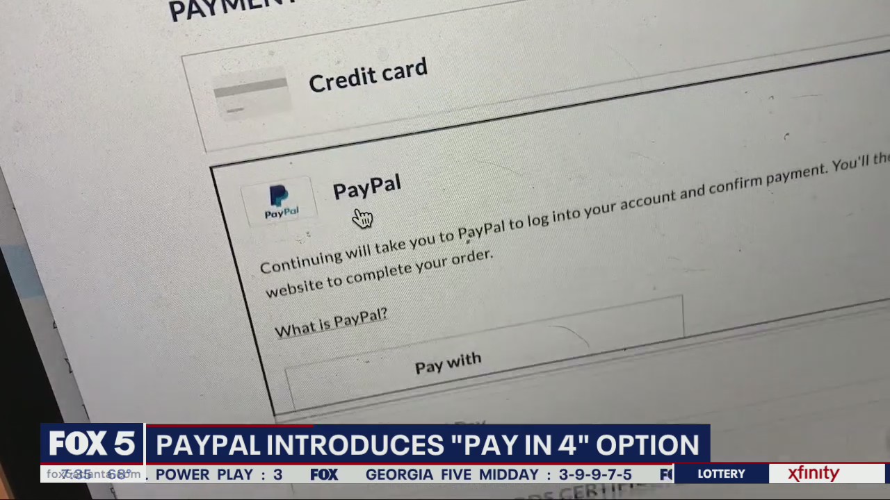 PayPal introduces new Pay in 4 option