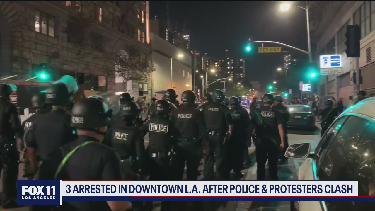 Unlawful assembly declared in DTLA
