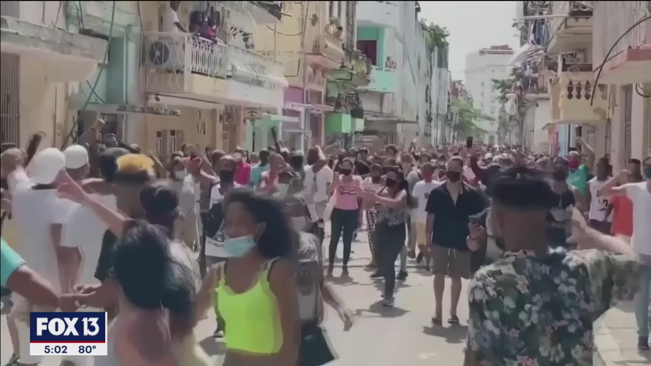 Elected officials stand with Cuba amid protests
