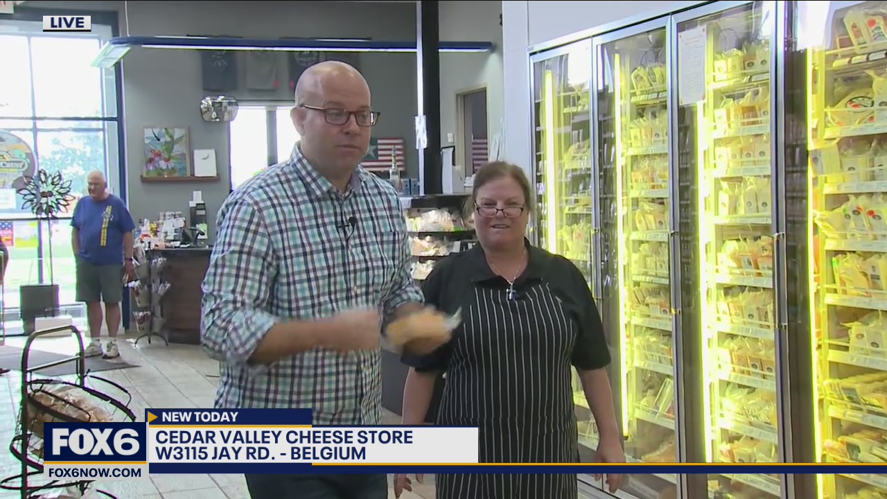 When you walk in the Cedar Valley Cheese Store you'll probably going to notice two things