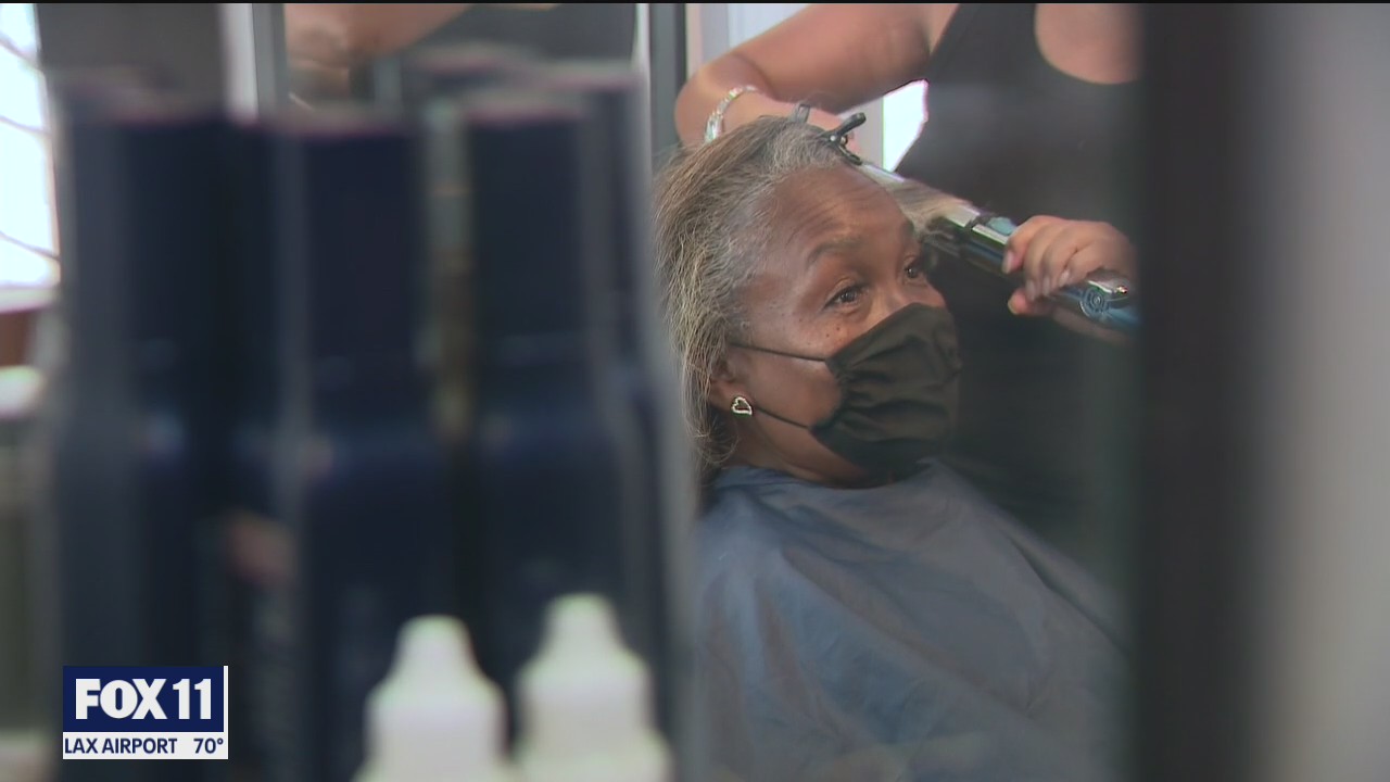 Salons not yet open in LA County